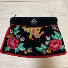 【お値下げ】FEILER 花柄刺繍 ポーチ