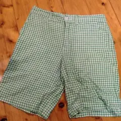 【極美品】Polo by Ralph Lauren 半ズボン グリーンチェック柄