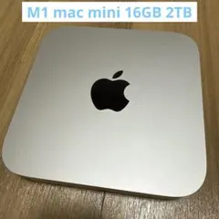 美品　M1 Mac mini 16GB 2TB Sistem Desktop PC APPLE Mac Mini mu9e3ze/a, Apple M4, 16GB, SSD