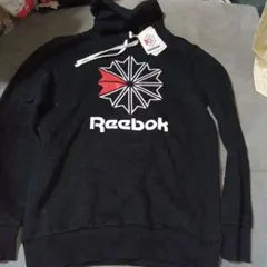 Reebok フード付きパーカー 黒