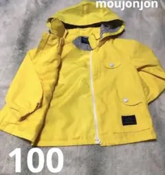 【美品】ムージョンジョン　ジャンパー　アウター　帽子付　100