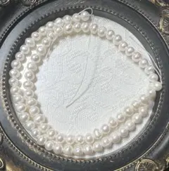 淡水パール　ベビー　ホワイト　ポテト　約37㎝