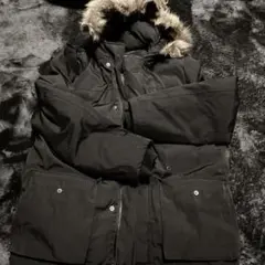 Ciao panicブラックモッズコート Lサイズ フード付き