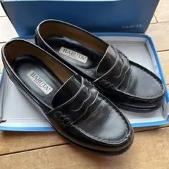 HARUTA ブラック ローファー 23.5cm