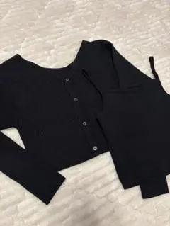 GRL ニットカーディガン・キャミソールセット
