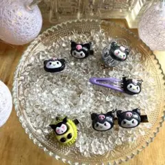 ♡クロミ ヘアピン5 ヘアゴム1♡