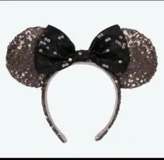 ミニーマウス風スパンコールカチューシャ