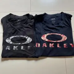 OAKLEY Tシャツ 2枚セット 140 紺/黒