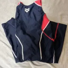 arena 競泳水着 Mサイズ ネイビー×レッド FINA承認
