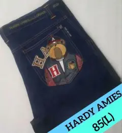HARDY AMIES SPORT 85 デニム ネイビー ほぼ新品 L