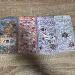 正規品　ボンボンドロップシール　サンリオ第二弾　はぴだん　キティ赤　シナモロール