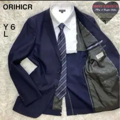ORIHICR テーラードジャケットシングル2ボタンＹ６(Ｌ)ネイビー