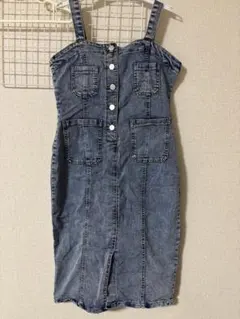 ANAP デニムキャミソールワンピース