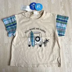 新品 赤ちゃん本舗　 半袖Tシャツ 100cm 吸水速乾のサムネイル
