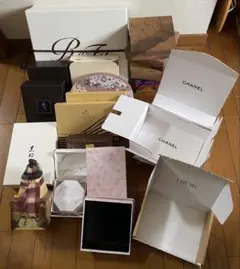 【空箱】シャネル　ゴディバ　空き箱　20個　まとめ売り　ブランド　ギフト