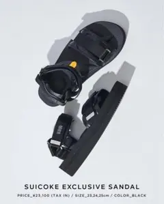 SUICOKE Exclusive Sandal Blackのサムネイル