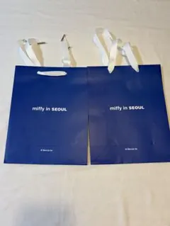 【新品】miffy in SEOUL ショップ袋 2枚セット