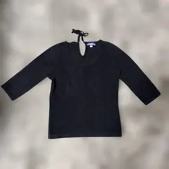 Burberry Blue Label 七分袖ニット ブラック Mサイズのサムネイル