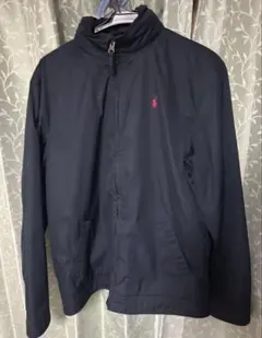 ポロ・ラルフ・ローレン ネイビー ナイロンジャケット