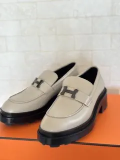 HERMES エルメス モカシン パリ 37.5 24.5センチ - メルカリ