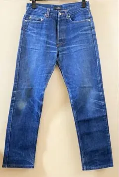 A.P.C アーペーセー デニム　紺　オールドデニム　ボタンフライ