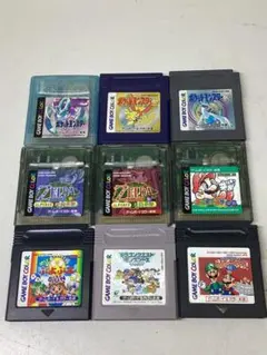 や*ー様 ゲームボーイカラー　ソフト 9本セット まとめ売り