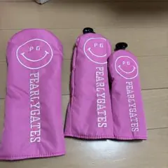 新品PEARLY GATES ピンク/FW1個UT1個ドライバー1個