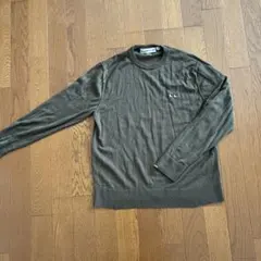 UNIQLOユニクロアニヤハインドマーチL メリノクルーネック　オリーブ