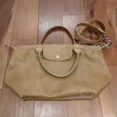 ロンシャン レザー 2way ハンドバッグ