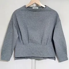 【値下げ♩】e.r.g* かわいいデザインのスウェット✩ グレー 長袖 Mサイズ