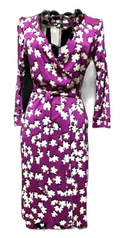 最終値下げ　ダイアンフォンファステンバーグ ドレス カシュクール ワンピ