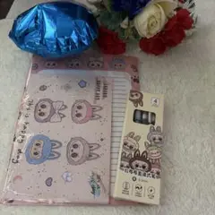便箋とペンセット　ブブ