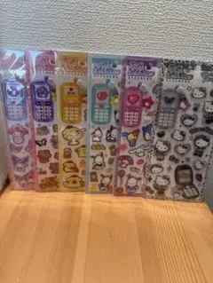 sanrio 平成はっぴーフォン 6枚セット