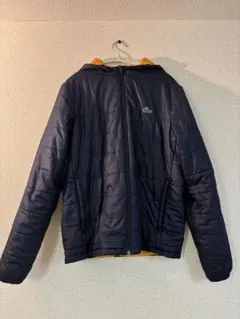 【LACOSTE】ネイビー＆オレンジ ダウンジャケット