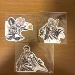 柱描き下ろしイラスト　WEB SHOPくじ ステッカー　（3点セット）