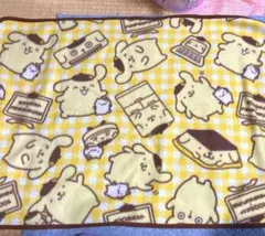 ポムポムプリン フリースブランケット