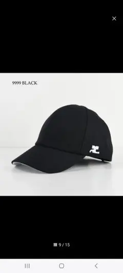 courreges クレージュ 美品 ブラック キャップ Sサイズ Courreges - クレージュ キャップの通販 by secret｜クレージュ