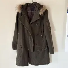 shuca XL オリーブ モッズコート