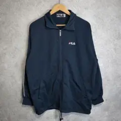 FILA トラックジャケット ネイビー ロゴ ジャージ サイドライン ストリートのサムネイル