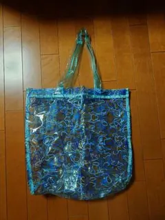 A BATHING APE　ブルー　クリアバッグ