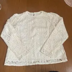 レースブラウス 長袖