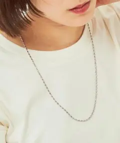 グリーンレーベルリラクシング　カットボールチェーン　2wayネックレス