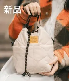 kiu キウ　 ショルダーバッグ キルティング ポケッタフル2wayミニバッグ