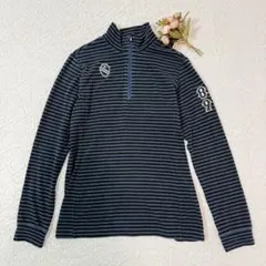 PEARLY GATES パーリーゲイツ ボーダー 長袖ハイネック 1 Mサイズ