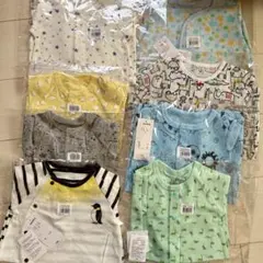 『 新品未使用』ベルメゾン ロンパース カバーオール8点セット 50-60cm