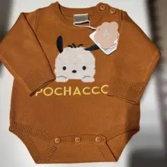 新品♪ポチャッコ　ニット　ロンパース　futafuta