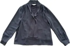 ネイビー長袖シャツ ポリエステル100%