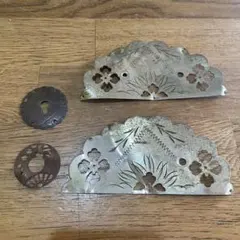 昭和レトロ 真鍮 額釘 古金物 アンティーク 42個 フック ハンギング