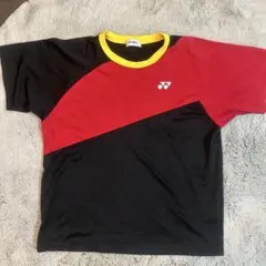 JASPO バドミントン Tシャツ Mサイズ 赤/黒/黄