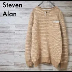 STEVEN ALAN バーズアイ ヘンリーネックニットのサムネイル